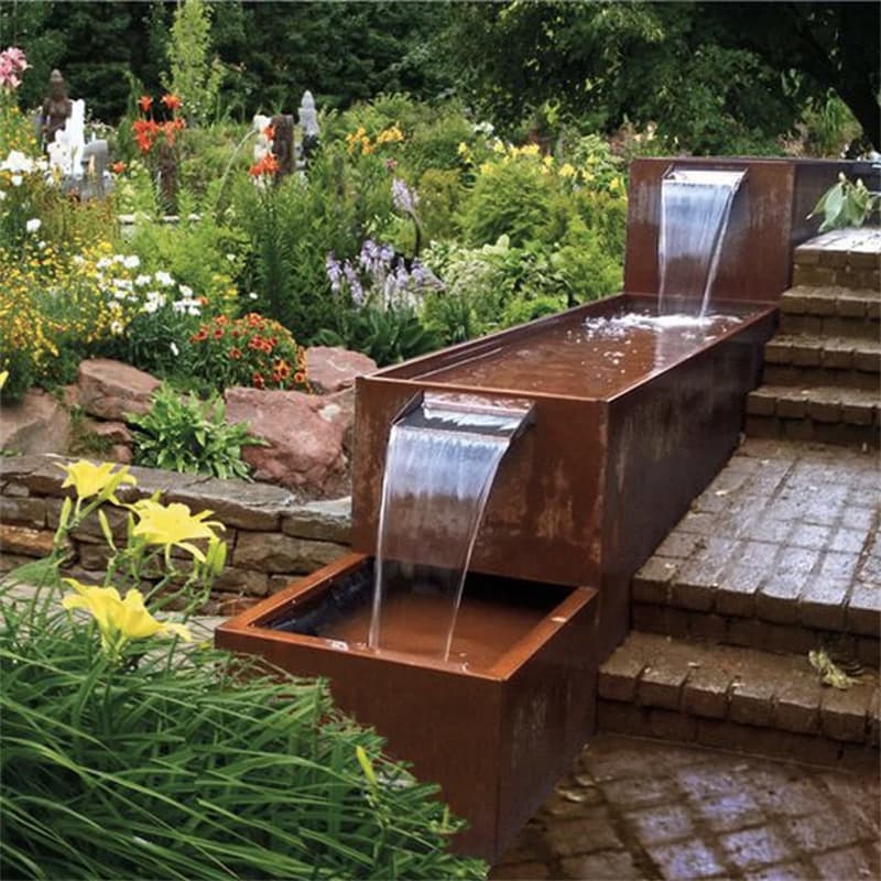 <h3>Industrial Style garden water fountain For City Landscape</h3>

